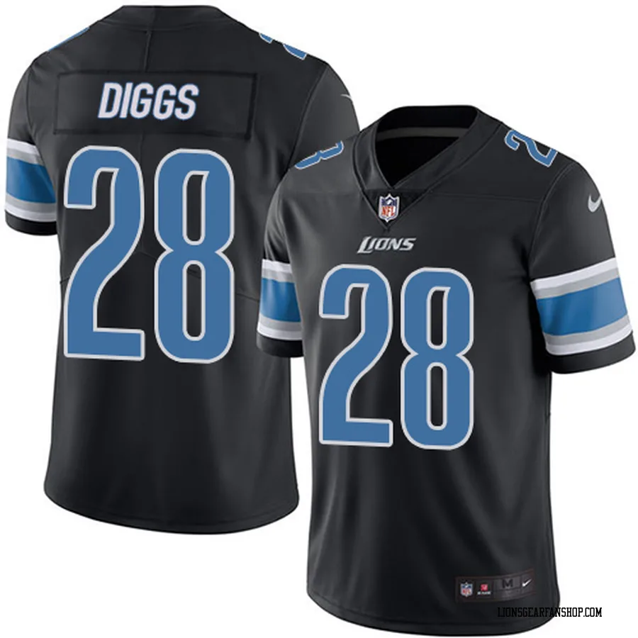 Quandre Diggs Youth Detroit Lions Nike Color Rush Jersey - Limited Black